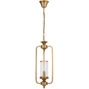 Velden 1lt Pendant Copper with Clear Glass