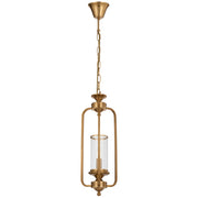 Velden 1lt Pendant Copper with Clear Glass