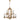 Velden 12lt Pendant Copper with Clear Glass