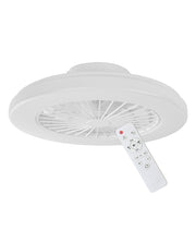 Viftu Low Profile White DC Ceiling Fan with 40W 3CCT LED Light