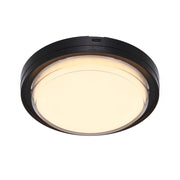 VIGGO ROUND BUNKER 16w CCT BLACK IP65