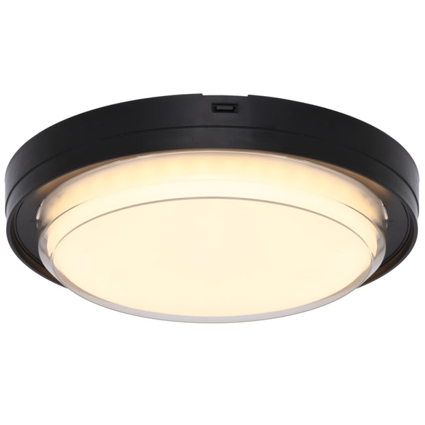 VIGGO ROUND BUNKER 16w CCT BLACK IP65