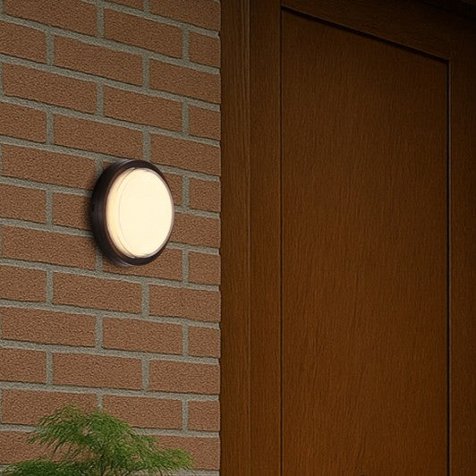 VIGGO ROUND BUNKER 16w CCT BLACK IP65
