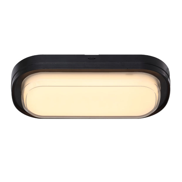 Viggo Rectangle Bunker 16w CCT Black IP65