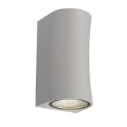 VITA 2x7w LED CCT IP44 Silver Up and Down Light