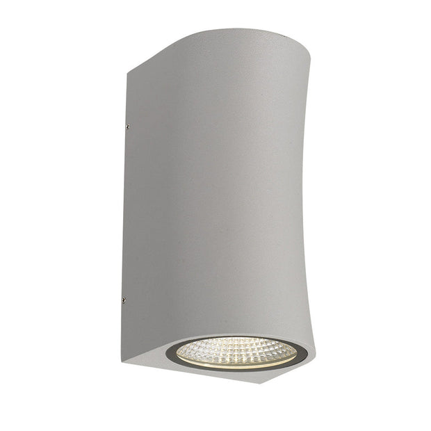 VITA 2x7w LED CCT IP44 Silver Up and Down Light