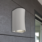 VITA 2x7w LED CCT IP44 Silver Up and Down Light