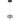 VOLEN 8w LED 3000K Black and Gold with Smoke Glass Single Pendant