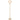 Vybor E27 Floor Lamp Beige Travertine with Ivory and Gold