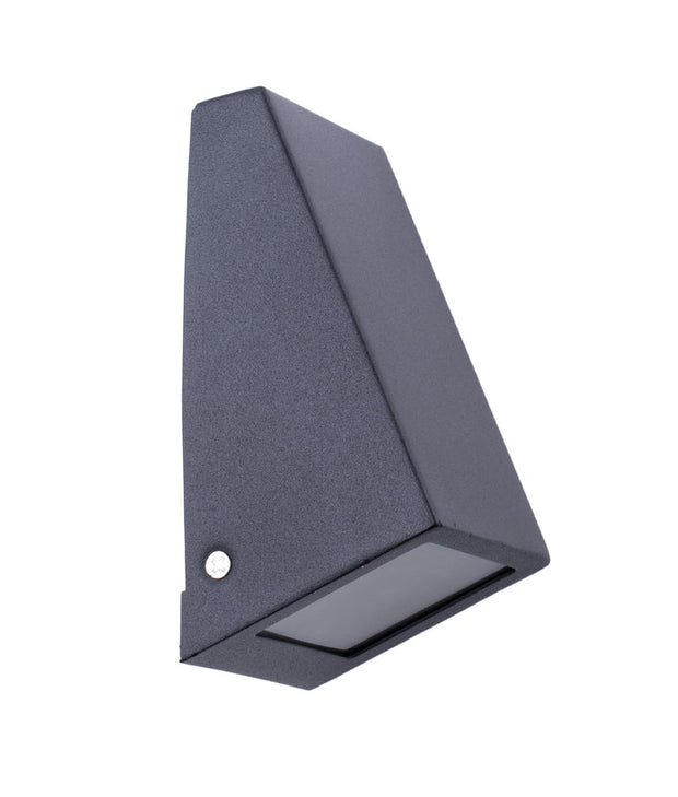 Wedge GU10 Exterior Wall Light Black IP44