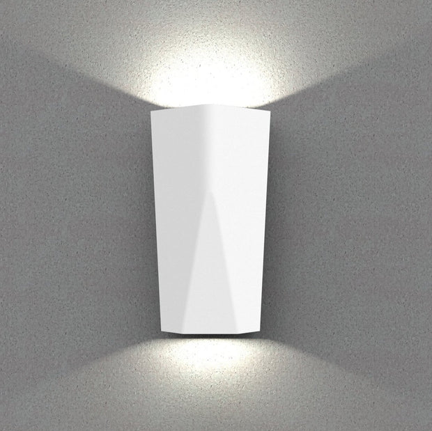 Wig 11w CCT LED IP65 Wedge Wall Light White