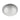 WYNN 8w LED 4000K Silver Round Bunker Light