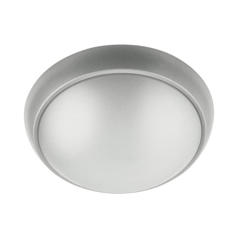 WYNN 8w LED 4000K Silver Round Bunker Light