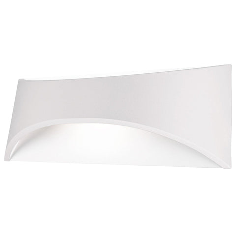 Wells 12w LED Wall Light White - Large