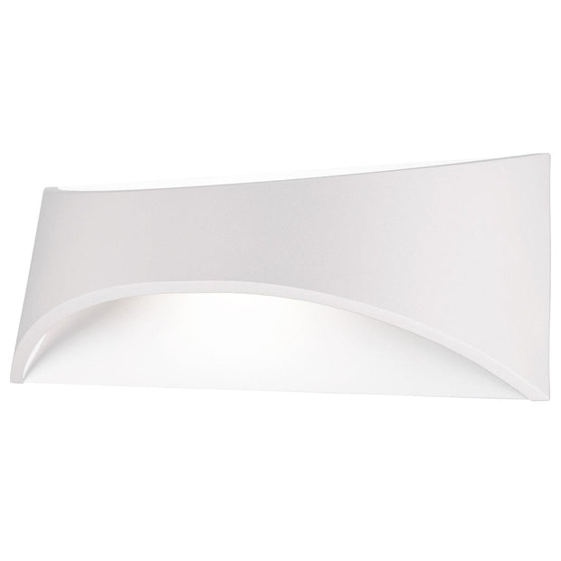 Wells 12w LED Wall Light White - Large