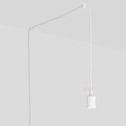 Suspension to suit Lamp Shade with Flex and Plug White