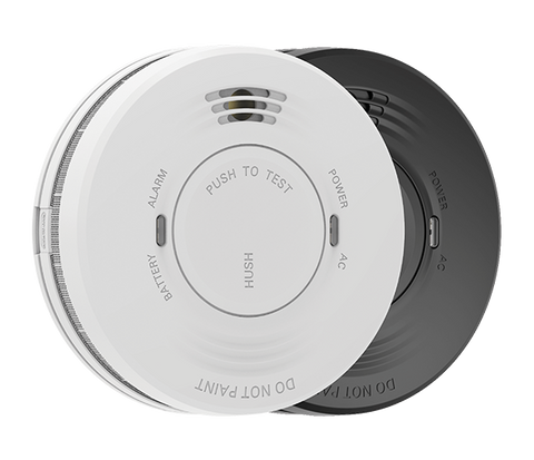 Emerald Hybrid Smoke Alarm Black