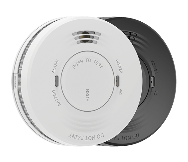 Emerald Hybrid Smoke Alarm Black