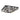 ZAFRA 40W LED CCT 3 Tier Black Chrome with Crystal Details SQUARE CTC