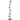 Zecca 6 Light Floor Lamp Black and Smoked Glass