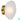 Zecca IP44 Wall Light Textured Glass Antique Gold with Frost