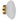 Zecca IP44 Wall Light Textured Glass Antique Gold with Frost