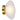 Zecca IP44 Wall Light Textured Glass Antique Gold with Frost
