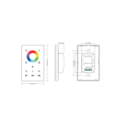 Zigbee RGBW LED Touch Panel Controller