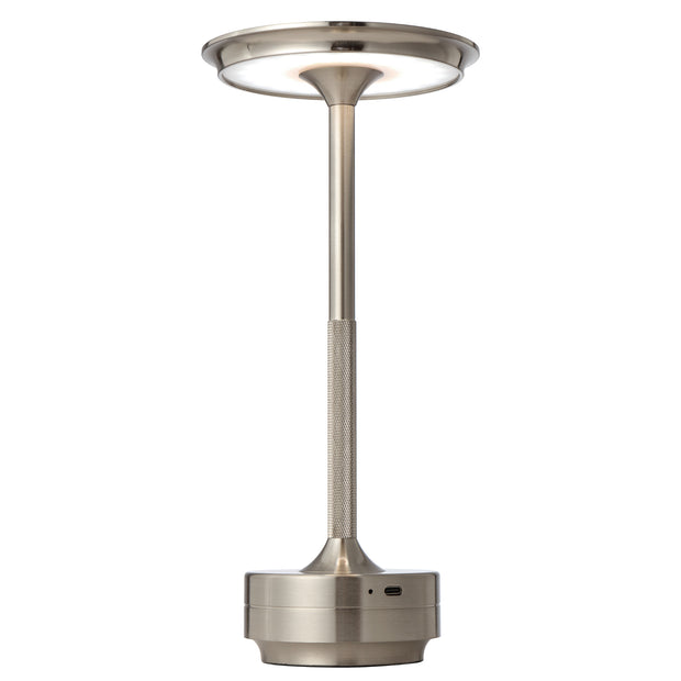 Zico 3w CCT LED Rechargeable Nickel Table Lamp