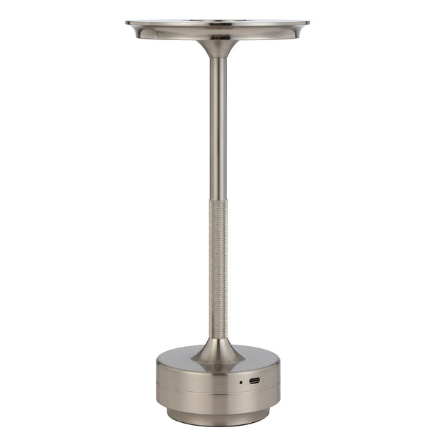 Zico 3w CCT LED Rechargeable Nickel Table Lamp