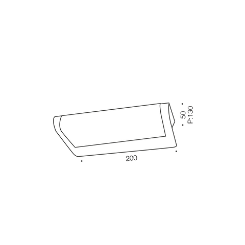 Zola Exterior LED Wall Light Titan Charcoal