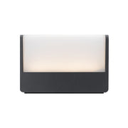 Zola Exterior LED Wall Light Titan Charcoal