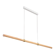 Aquila 32w LED CCT 2000mm Ash/ White Natural Timber Linear Pendant