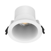 White 8w LED TRI Low Glare Deep Set Dimmable Downlight