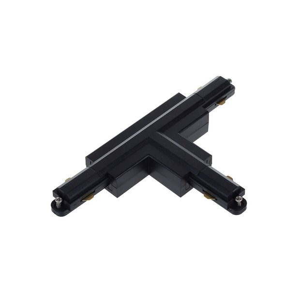 T Shape Track Joiner To Suit Single Circuit Track Black
