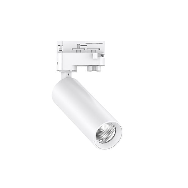 Lucca 10w/12w/15w CCT 60° LED Small 3 Circuit Track Downlight White/White