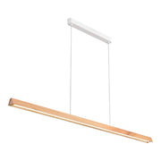 Avocent 32w LED CCT 2000mm Ash/White Natural Timber Linear Pendant