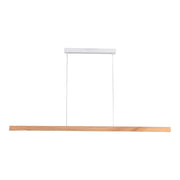 Avocent 32w LED CCT 2000mm Ash/White Natural Timber Linear Pendant