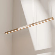 Avocent 32w LED CCT 2000mm Ash/White Natural Timber Linear Pendant