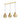 Carlton 3lt Pendant Brass