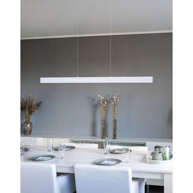CLIMENE 3 36W LED CCT 1800mm White Pendant