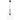 Bellac 1 Light E27 Black with Clear Glass Pendant