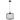 Bonn 1 Light E27 Black Cage Pendant
