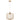 Bonn 1 Light E27 Gold Cage Pendant