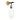 Bourne 1 Light E27 Black/Gold with Clear Glass Wall Light