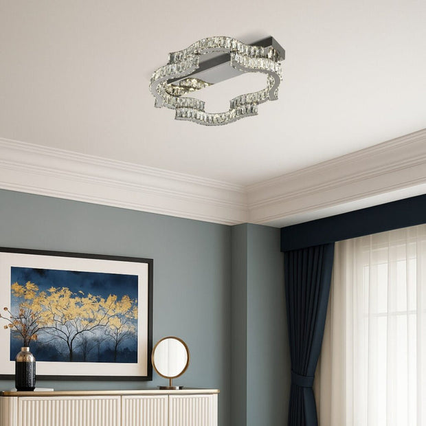 Jura 40cm 40w 3CCT Dimmable LED CTC Light with Remote Chrome