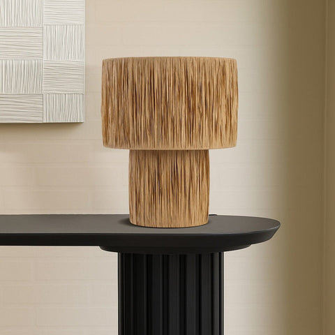 Nativa Large Table Lamp Natural Raffia