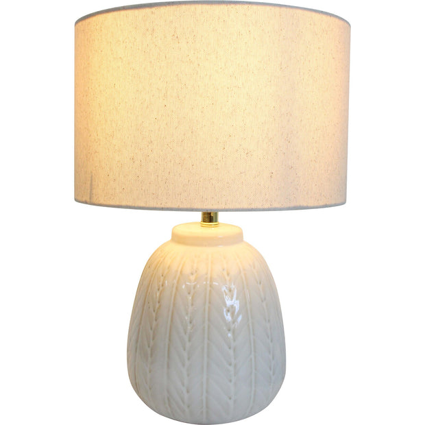 YF3009-1 White Leaf Table Lamp