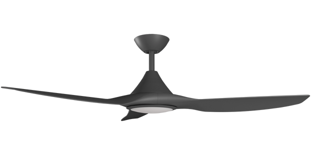 CloudFan 52 Inch WiFi DC LED Ceiling Fan with 20W CCT LED Black