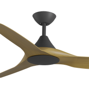 CloudFan 48 Inch WiFi DC Ceiling Fan Black and Teak